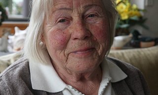 Behütet: In Werste am toten Werrearm ist Ingrid Pfenninger Zuhause. Dort hat sie auch das Kriegsende erlebt. - Nicole Sielermann