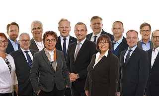 Das Team um Bürgermeister Burkhard Deppe (Mitte). - CDU Bad Driburg
