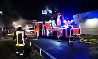 Großeinsatz der Feuerwehr in Holzminden. - Kreisfeuerwehr Holzminden