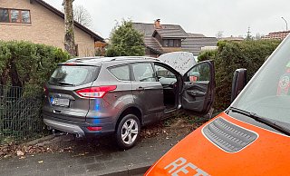 Der Unfall ereignet sich kurz vor dem Kreisverkehr in Kirchborchen. - Ralph Meyer