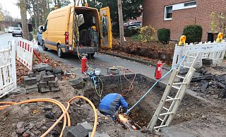 Schon mehrfach wurden in Löhne Gasleitungen beschädigt. Im November traf es eine Hauptleitung in der Straße "Am Mühlenbach", die Reparatur dauerte lange. Und auch darüber hinaus sind durch den Vorfall Kosten entstanden. - Dirk Windmöller