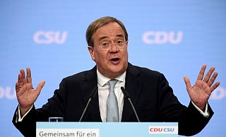 Der angeschlagene CDU-Kanzlerkandidat Armin Laschet. - Reuters