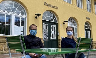 Ulrich Zucht und Anna Sümening von der Bürgerinitiative Bürgerwache e.V. - Heimo Stefula