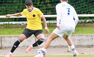 Taha Ajdar Moulla (l.) ist Wellensieks Toptorschütze. Sein Abschied im Sommer steht fest, vielleicht geht er als Meister. - Peter Unger
