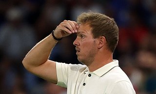 Bundestrainer Julian Nagelsmann schreibt mit dem 0:2 in der Slowakei ungewollt DFB-Geschichte. - Christian Charisius/dpa