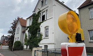 In der Dachgeschosswohnung dieses Hauses an der Klinkstraße war der Brand ausgebrochen. - Stefan Boscher