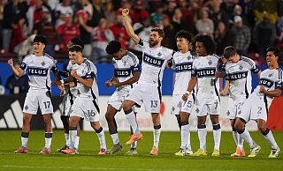 Jubelten im Elfmeterschießen: Thomas Müller und die Vancouver Whitecaps. - LM Otero/AP/dpa