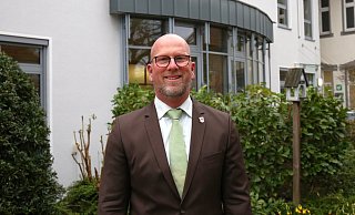 Ist seit 2014 Rathaus-Chef in Preußisch Oldendorf: Marko Steiner. - Ilka Gülker