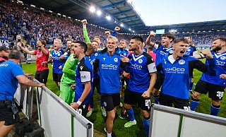 Arminia Bielefeld ist in der zweiten Runde des DFB-Pokals. - Andreas Zobe