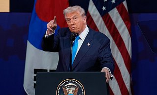 Kündigt Atomwaffen-Tests an - US-Präsident Donald Trump. - Ng Han Guan/AP/dpa