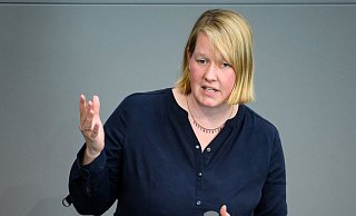 Wiebke Esdar (SPD) gehört zu den Politikerinnen und Politikern, die in der laufenden Legislaturperiode am häufigsten am Rednerpult standen. - dpa