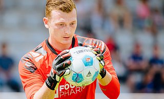 SCP-Neuzugang Markus Schubert ist zumindest vorübergehend Paderborns neue Nummer eins. - Besim Mazhiqi