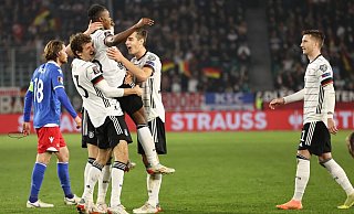Die deutsche Nationalmannschaft hat 9:0 gegen Liechtenstein gewonnen. - Foto: Christian Charisius/dpa