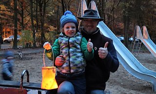 Ehrenpreis: Die Familie Budwig mit Robin und seinem Papa Michael gewinnt für das ganze Jahr 2020 freien Eintritt in den Tierpark. - Alexandra Golfinger