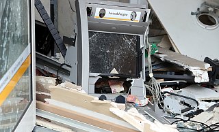 Dieser Automat wurde im Apil 2019 in Bielefeld gesprengt. - Wolfgang Rudolf