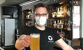 Matthias Benkert, Betriebsleiter im Black Sheep, hofft bald wieder Gäste bewirten zu können. - Marc Schröder
