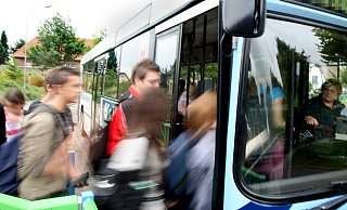 Es ist nicht nur die Fahrt an sich, sondern oft auch schon der Zeitpunkt des Einstiegs, in dem die Busbegleiter gefragt sind. - Patrick Menzel