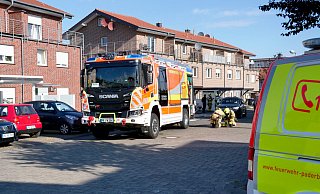 Auf einem Balkon im zweiten Obergeschoss waren Balkonmöbel in Brand geraten. - Ralph Meyer