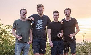 Die Scunks sind (v. l.) Christoph Kichhoff, Carsten Zimmermann, André Zank und Alexander Reckendrees. - Noah Sprock