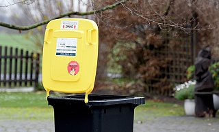 Ab dem 25. Oktober bekommen die erste Haushalte in Gütersloh die gelben Tonnen. Die Verteilung dauert allerdings voraussichtlich bis Mitte Dezember. - Symbolfoto/Jürgen Krüger