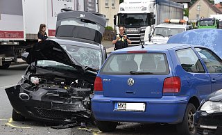 An den Autos entstand Totalschaden. - Thomas Kube