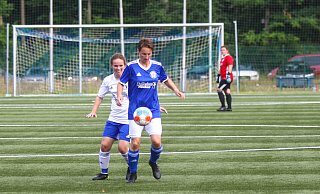 Alte Klasse aufblitzen lassen: Kathrin Jentsch schirmt den Ball ab. - Yvonne Gottschlich