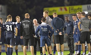 Enttäuschung: Der SC Wiedenbrück kassierte im Westfalenpokal eine 0:1-Niederlage in Rhynern. - Jens Dünhölter