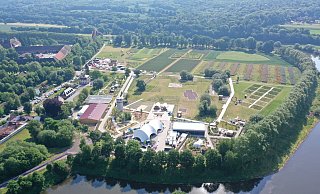 Teile des Landesgartenschau-Areals im Weserbogen bei Corvey bleiben als Huxarium-Gartenpark erhalten. - Thomas Kube