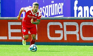 Linksverteidiger Can Özkan belebte mit seinen starken Antritten das Offensivspiel von Arminia Bielefeld. - IMAGO/Kruczynski