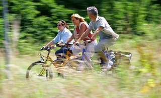Immer mehr Deutsche machen seit Corona Urlaub auf dem Fahrrad. Das macht sich auch auf dem Weserradweg bemerkbar. Die Kurstadt will deshalb neue Infosysteme installieren. - Verwendung weltweit Immer mehr Deutsche machen seit Corona Urlaub auf dem Fahrrad. Das macht sich auch auf dem Weserradweg bemerkbar. Die Kurstadt will deshalb neue Infosysteme installieren. - Verwendung weltweit