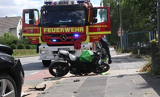 Bei einem Unfall auf der Borriesstraße ist eine Fahrschülerin im Sommer 2022 schwer verletzt worden. - Florian Weyand
