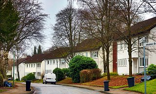 In früheren Offiziersquartieren an der Brahms- und Haydn-Straße könnten Flüchtlinge Obdach finden. - Sarah Jonek