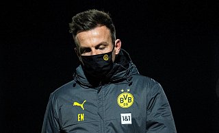 Coronafälle im Team: Die Rückkehr von Trainer Enrico Maaßen ins Häcker Wiehenstadion muss verschoben werden. - Noah Wedel