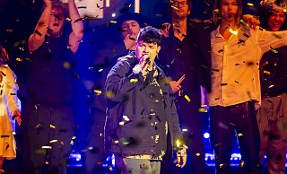 Isaak Guderian, Gewinner des deutschen ESC-Vorentscheids, tritt beim Eurovision Song Contest in Malmö an. - Christoph Soeder/dpa Pool/dpa