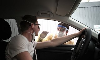 Wegen des Sturms bleiben die Testzentren geschlossen. - Thorsten Ulonska