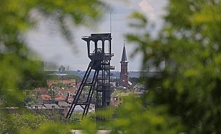 Ausblick von der Halde Rheinelbe in Gelsenkirchen: Die Stadt begeistert zur Fußball-EM nicht jeden Besucher. - Oliver Berg