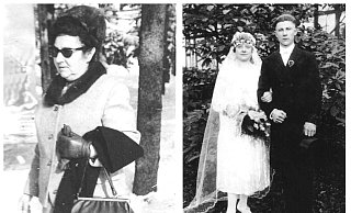 Marie Lemke (links) und Luise Möller, hier bei ihrer Hochzeit mit ihrem Mann Wilhelm, haben sich beide bei der KPD engagiert. - Quelle: Detlef Scheiding