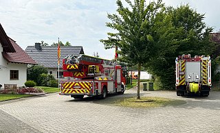 Durch beherztes Handeln eines Bewohners war der Fettbrand in der Küche des Einfamilienhauses bereits vor dem Eintreffen der Feuerwehr gelöscht. - Ralph Meyer