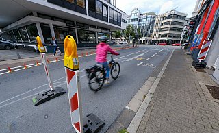 Die Radverkehrskonzept ist in Bielefeld schon am weitesten gediehen und soll schon  bis 2025 wichtige Maßnahmen einläuten.  - Foto: Andreas Zobe/NW