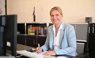 Maren Thäter wird die zweite Geschäftsführerin des Klinikums Herford. - EvKB