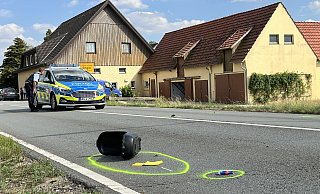 Der Unfall ereignete sich auf Höhe der Hausnummer 120. - Paul Brinkmann