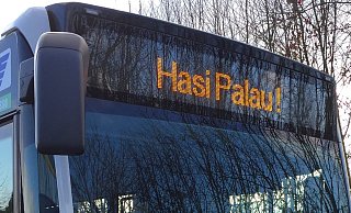 Die Busse des Padersprinter sind in Paderborn an Karneval verstärkt unterwegs. - Padersprinter