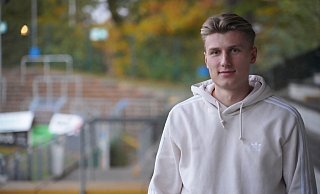 Der 22-jährige Eduard Probst ist in dieser Spielzeit vom SC Verl an den FC Gütersloh ausgeliehen. - Christian Geisler