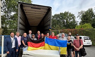 Solidarität mit der Ukraine: Dank dieser Beteiligten bekommt Kiew bald 40 ehemalige Krankenhausbetten aus Bethel. - Julius Uekmann