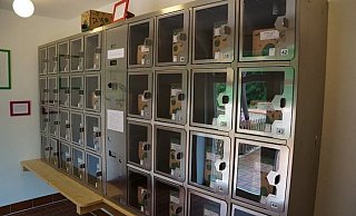 Direktsaft aus Äpfeln, Rhabarber und Quitten gibt es im Automaten am Riekelnhof. - Malina Reckordt