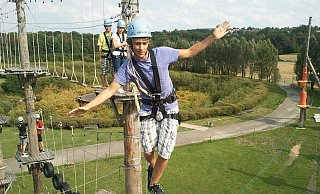 Der Hochseilgarten am Aqua Magica Park öffnet am Samstag wieder.   - privat