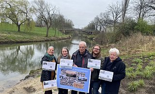 Maren Werner (v.l.), Sonja Voss, Wolfhard Jording, Mathis Nolte und Dieter Kloss stellen das neue Angebot vor. - Dirk Windmöller
