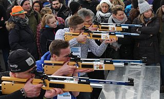 Auch ohne Schnee und kalte Witterungen kann in Warburg bald Biathlon ausprobiert werden. - www.biathlon-tour.de