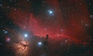 Im Dezember gelang Waldemar Grauer in Paderborn dieses faszinierende Bild vom Pferdekopfnebel IC434. Aufnahmetechnik: APO 80/480 / Kamera ASI 294 mc. - Waldemar Grauer