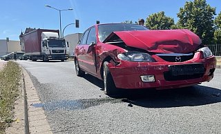 Auf der Ringstraße kam es zu einem Unfall. - Jan Henning Rogge